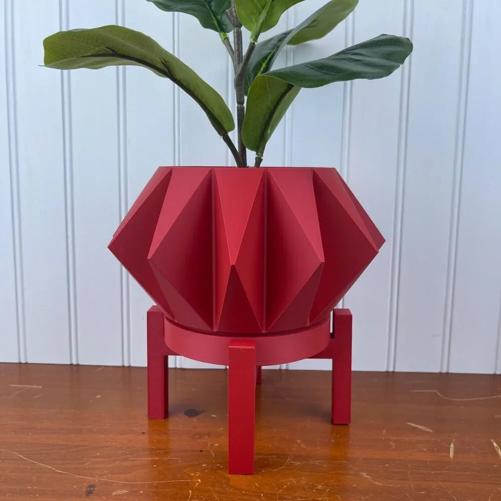 Houseplants, Koni Indoor Planter w/ Drainage Hole and Drip Tray